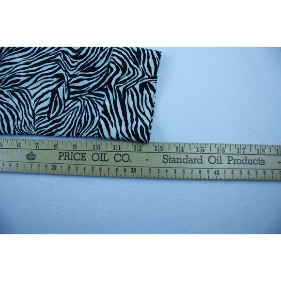 VTG Y2K Zebra Print Blouse M | Animal Print | Grunge Coquette Fairycore - Picture 13 of 13